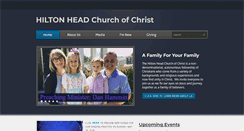 Desktop Screenshot of hiltonheadchurchofchrist.org